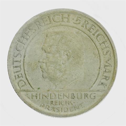 Weimarer Republik - 5 Reichsmark 1929 E, Zum 10. Jahrestag der Weimarer Reichsverfassung,