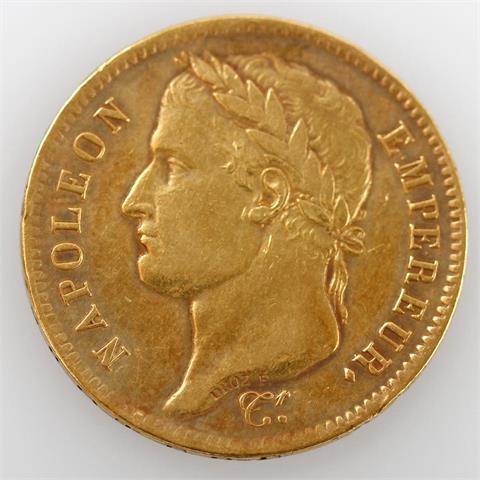Frankreich/GOLD - 40 Francs 1811/A, Napoleon I.,