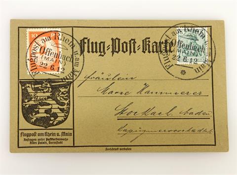 Dt. Reich - Flugpostkarte