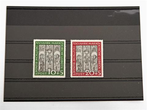 Briefmarken - Bund Michel Nr.139/40 Marienkirche Postfrisch.