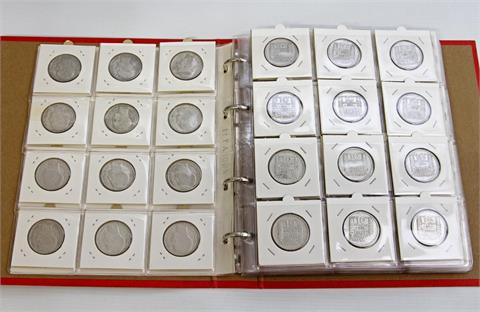 Frankreich / Franz. Indo-China - 68 x 1 Piastre de Commerce, 1896-1926 A/H + 10 x 10 Francs, 1966-1967, Herkules-Serie + 24 x