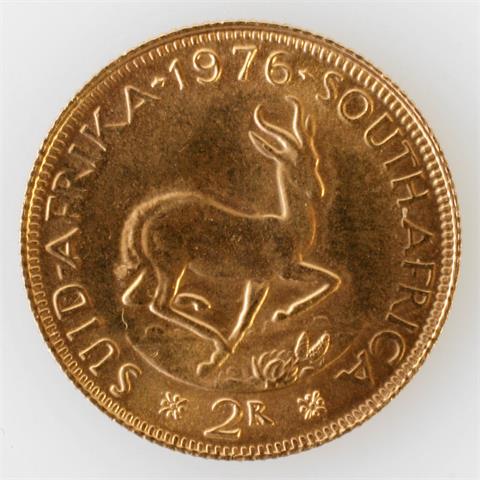 Südafrika/GOLD - 2 Rand 1976,