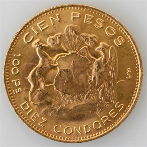 Chile/GOLD - 100 Pesos 1970,