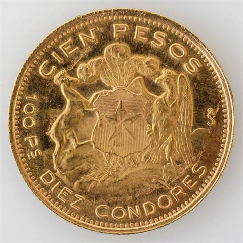 Chile/GOLD - 100 Pesos 1960,