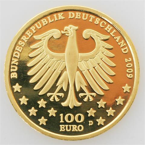 BRD / Gold - 100 Euro 2009 D, Trier,