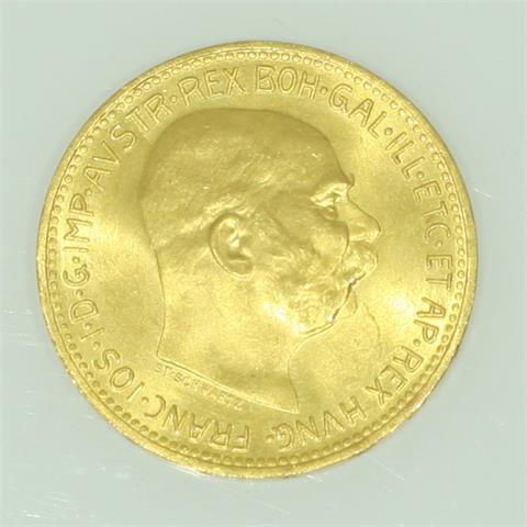 Österreich / Gold - 20 Kronen 1915 NP,