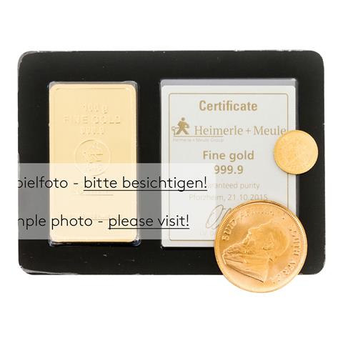 BRD/GOLD - 1 Deutsche Mark in Gold, 2001 F,