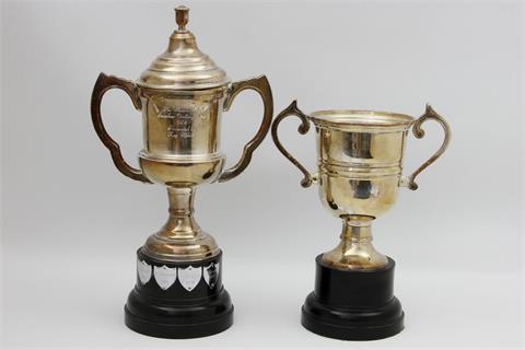 Paar dekorative Pokale, 20. Jh.,