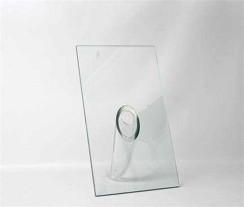 DAUME STARCIC, Vase, farbloses Glas, wohl 1980/90er Jahre.