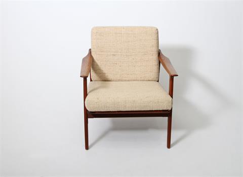 MÖBEL MANN, Sessel, skandinavisches Design, 1950/60er Jahre, Teakholz.