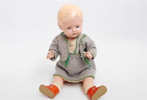 SCHILDKRÖT-Puppe, wohl Christel, 1930er Jahre,