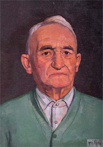 MILLIM, EMMERICH (1909-1971): Porträt eines alten Herrn.