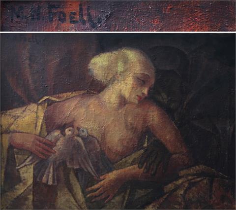 HILLER-FOELL, MARIA (1880-1943): Venus mit Tauben.