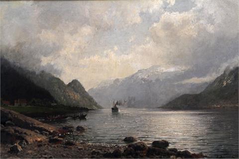 ASKEVOLD, ANDERS (1834-1900): Der Hardangerfjord.