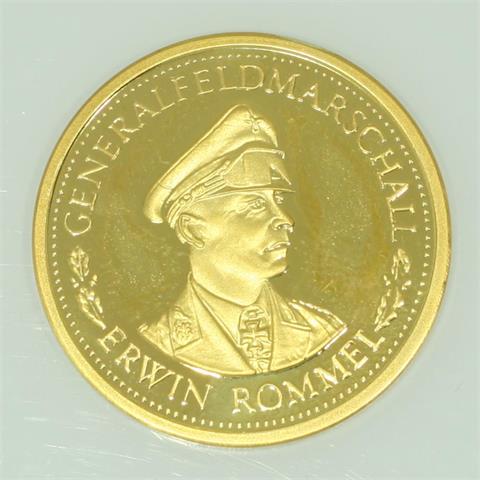 Goldmedaille - Generalfeldmarschall Erwin Rommel,