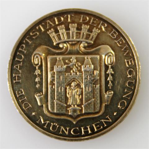 München / 3. Reich / Silbermedaille -  O.J. (nach 1933), Stiftung für Dienstboten, Wappen der Stadt - "Hauptstadt der Bewegung