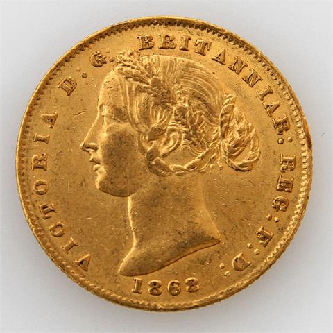 Australien - Sovereign, Victoria, 1868/Sydney,