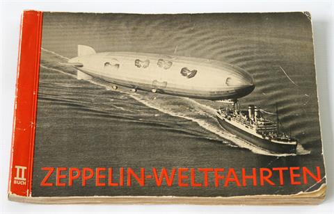 Zeppelin-Weltfahrten Band II / Zigarettenbilderalbum - Der Zeppelin im Weltverkehr, Greiling, Dresden 1936,