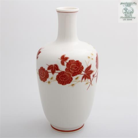 Vase mit stilisiertem Blumendekor, Hutschenreuther, 20. Jh.,