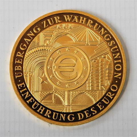 BRD/GOLD - 200 Euro Währungsunion 2002 G, 1 Unze Feingold,
