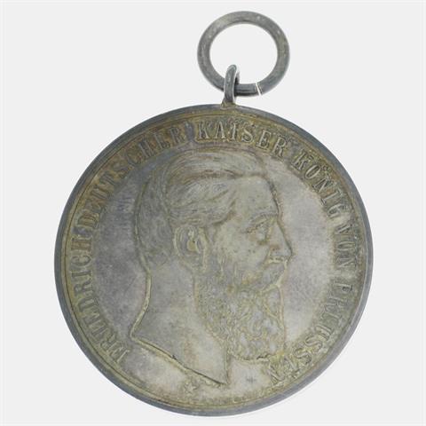 Preußen - Silbermedaille 'Für gutes Schiessen', Friedrich v. Preußen,