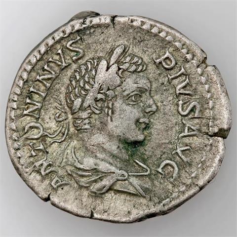 Römisches Kaiserreich / Caracalla als Augustus (198-217) - Denar, Büste des Caracalla nach rechts - ANTONIVS PIVS AVG /