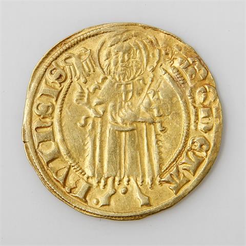 Erzbistum Köln - Goldgulden o.J., Bonn, Friedrich III. von Saarwerden, 1371-1414,