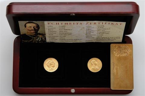Preussen / Gold - 20 Mark 1898 A + 20 Mark 1914 A, Wilhelm II., 1888-1918,