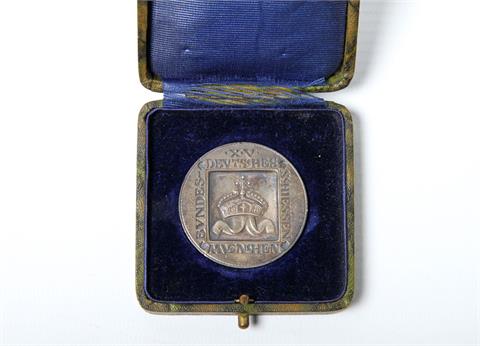 Schützenmedaille - Silbermedaille 1906 auf das XV. Deutsche Bundesschiessen,