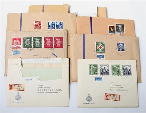 Europa - 7 x originale Briefmarkenlieferungen