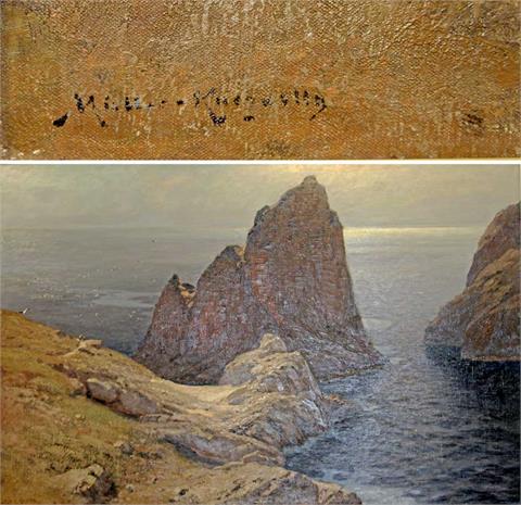 MÜLLER-KURZWELLY, KONRAD (1855-1914): Die Faraglioni-Felsen vor Capri".