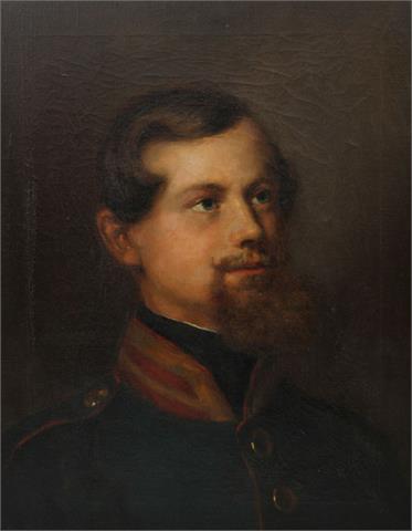 Bildnismaler (19. Jh.): Portrait E. Kastner  (23.09.1823 - 08.09.1896) in Uniform.