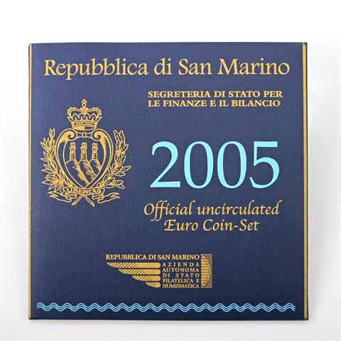 San Marino - Euro-Kursmünzensatz 2005,