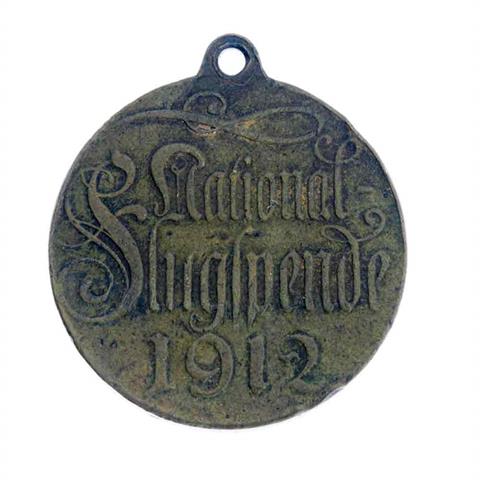 Medaille - Tragbare Spendenmedaille 'National Flugspende 1912',