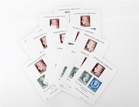 DDR - 1954, Briefmarkenausstellung, 24 x Block 10,