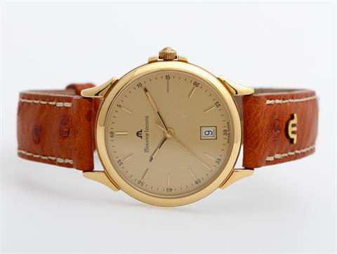 MAURICE LACROIX Armbanduhr, goldplattiert (Boden Edelstahl).