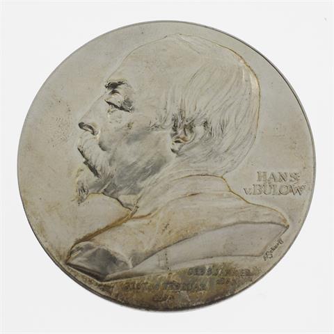 Medaille - Hans v. Bülow, von A. Scharff, zum Gedächtnis an sein künstlerisches Wirken,