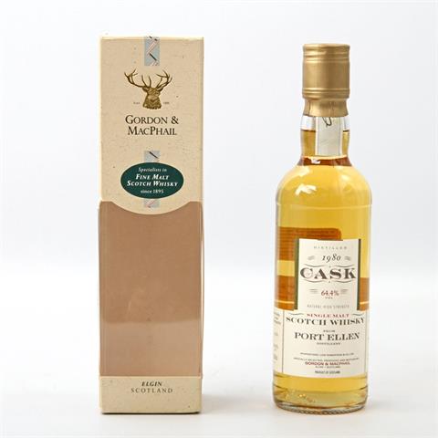 1 Flasche Whisky: Port Ellen, 1980, Gordon&MacPhail, natural high strength,
