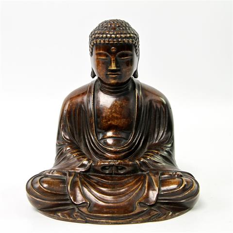 Buddha aus Metall. CHINA, 20. Jh.