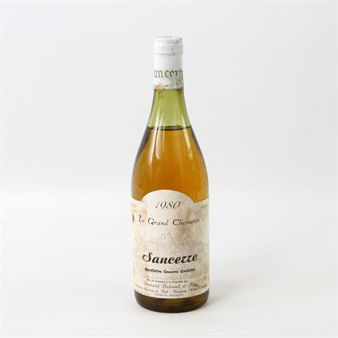1 Flasche Sancerre, Le Grand Chemarin, 1980,