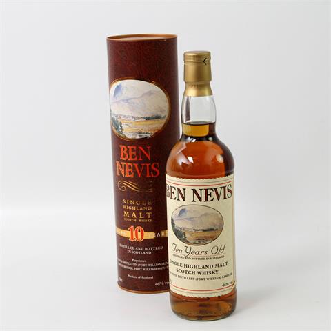 1 Flasche Ben Nevis, Single Highland Malt Scotch Whisky, 10 Jahre alt,
