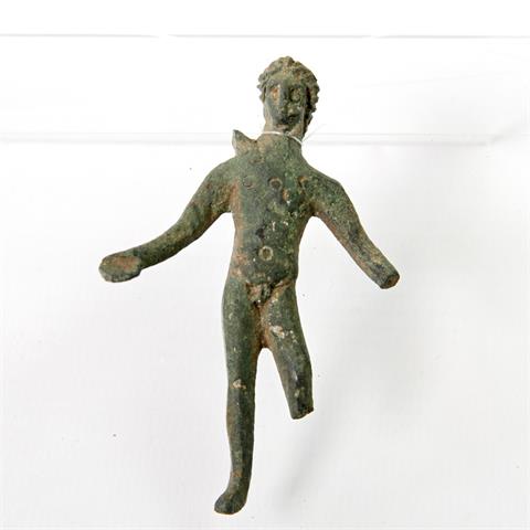 Kleine Apollo-Statuette aus Bronze. GRIECHISCH-RÖMISCH, 1. Jh.v.Chr.-1.Jh.n.Chr.