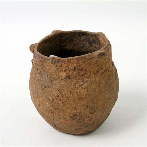 Bauchiges Gefäß der Lausitzer Kultur, wohl Bronzezeit, 900-500 v. Chr.