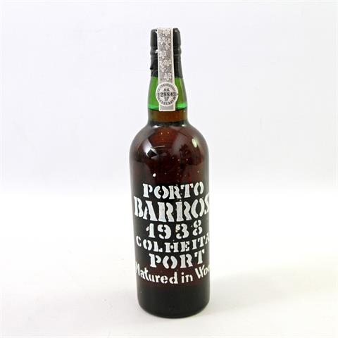 1 Flasche Portwein PORTO BARROS, 1938,