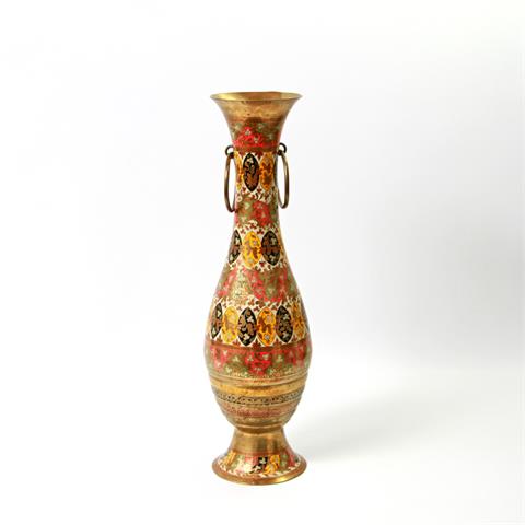 Vase aus Messing. INDIEN, 20. Jh.