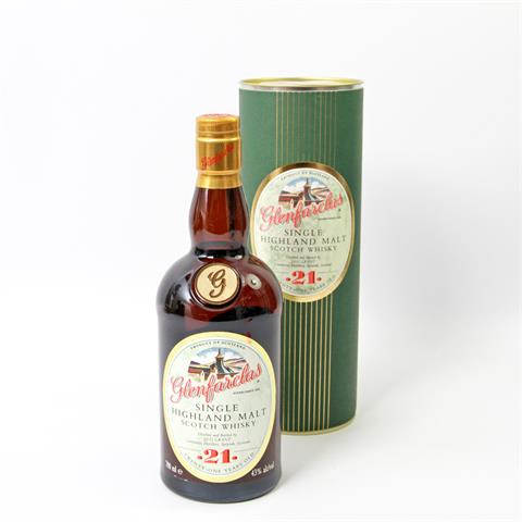 1 Flasche GLENFARCLAS Single Highland Malt Whisky, 21 Jahre alt,