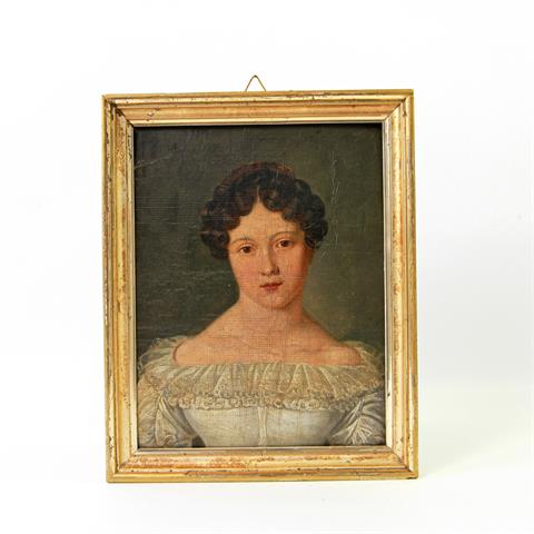 DEUTSCH, 1. Hälfte 19. Jh.: Porträt der Maria Theresia Schneider.