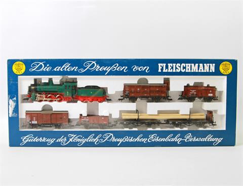 FLEISCHMANN Zugset "Güterzug der Königlich Preußischen Eisenbahn-Verwaltung" 4883, Spur H0,