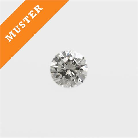 1 loser Diamant-Brillant ca. 0,236 ct.