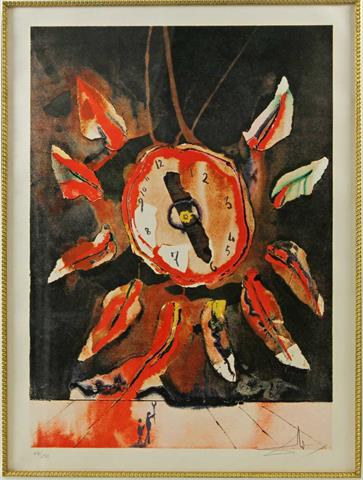 DALI, SALVADOR (1904-1989): "Montre-Fleur -Blumenuhr", 1973